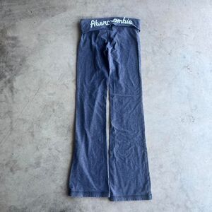 Abercrombie and Fitch y2k foldover leggings Women’s size S Flare rare